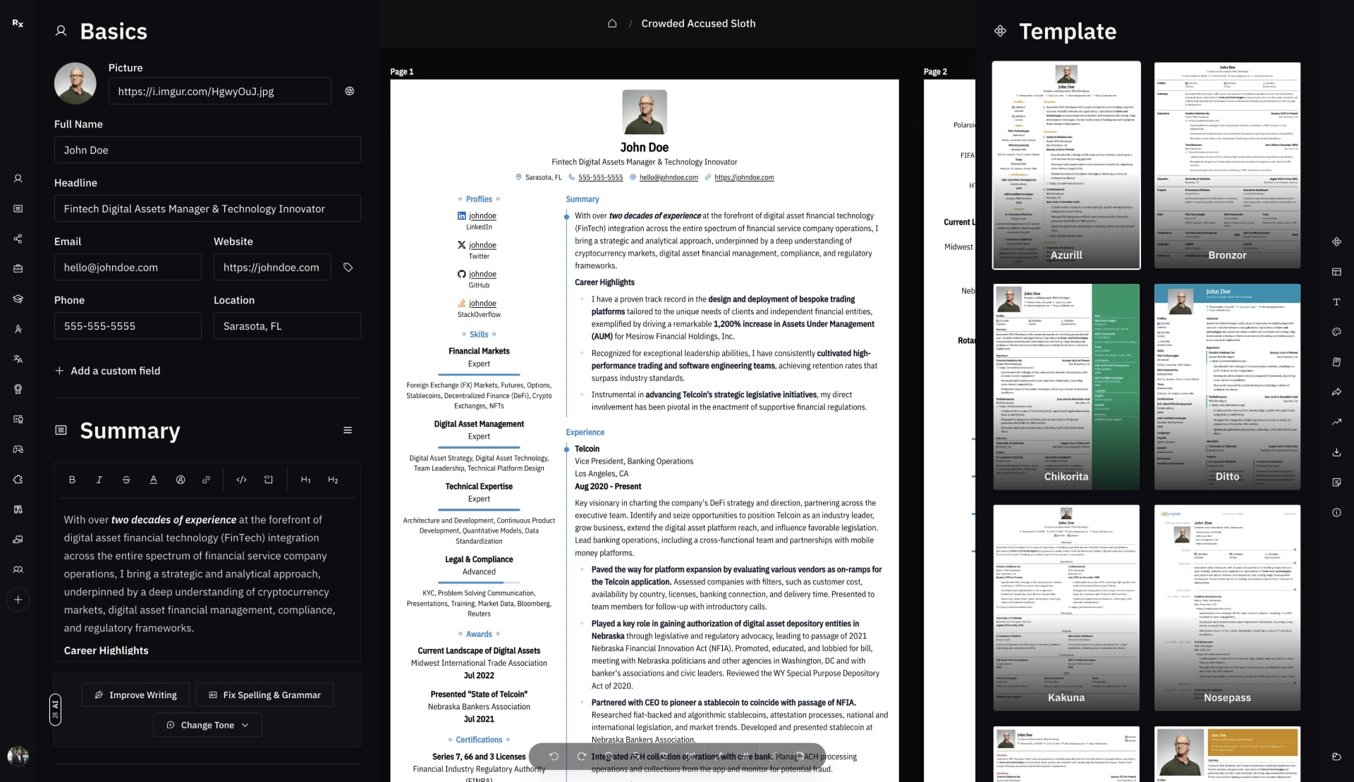 Creëer een Indrukwekkend Online CV met Reactive Resume